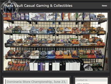 Tablet Screenshot of manavaultcasualgaming.com